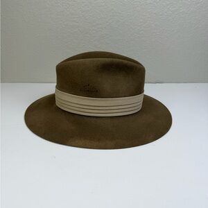 Banana Republic Travel & Safari Clothing Co Vintage 80’s Fur Felt Fedora Hat